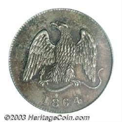 1864 Feuchtwanger Three Cent Piece MS63 PCGS.