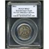 Image 3 : 1864 Feuchtwanger Three Cent Piece MS63 PCGS.