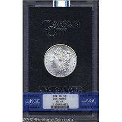 1884-CC $1 MS64 NGC.
