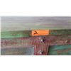 Image 8 : Recycled Solid Teak Wood Console Table w/Carved Scroll Accent 74" X 15.5" X 33.5" H