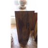 Image 1 : Tall Rectangular Hardwood Pedestal Column - 12" X 12" X 36" H