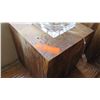 Image 2 : Hardwood Cube Pedestal Column - 12" X 12" X 12" H