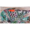 Image 2 : Decorative Painted Fish - Hammered Metal Approx. 30" X 24" Tall