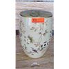 Image 1 : Porcelain Garden Stool - Gardenia Floral Motif, Oriental Style - 18" Tall