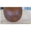 Image 2 : Contoured Carved Wooden Vase/Planter 16" tall, 10" dia