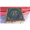 Image 2 : 2- Door Handpainted Tibetan Accent Cabinet - Approx. 16"X16"X35" H