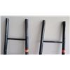 Image 2 : Qty 2 Black Lacquer Bamboo Decorative Ladder - 73" Tall, 15" Wide