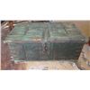 Image 1 : Recyled Storage Trunk - Weathered Blue Cast approx. 48" X 28.5" 21.5" H