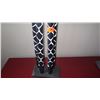 Image 3 : Tall Wooden Giraffe Accent Decor 59" Tall - Black/White Spotted