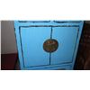 Image 3 : Turquoise Blue Lacquer Nightstand Chest - 2 ft X 16" X 29" H