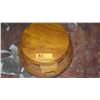 Image 2 : Joined-Wood Hardwood Barrel End Table - Top 10.5" dia, 18" tall