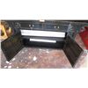 Image 8 : Black Lacquer Altar Cabinet w/Curved Ends 70" X 15" D X 36" H