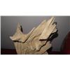 Image 2 : Nature-Sculpted Teak Wood Form - Mounted on Base - Approx. 18" Tall