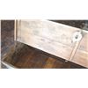 Image 8 : Weathered Hardwood Trunk Storage Bench, Blue/Dark Wood 61" X 20.5"W" X 16"H