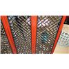 Image 8 : 6-Panel Lacquer Folding Screen, Geometric Black/Red 108" X 81" H
