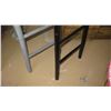 Image 2 : Qty 2 Lacquer Decorative Bamboo Ladders (Gray, Black) - 73" Tall, 15" Wide