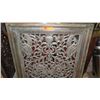 Image 2 : Recycled Carved Teak Wood Jali Panel 42" X 29.5"
