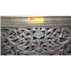 Image 2 : Recycled Carved Teak Wood Jali Panel 42" X 29.5"