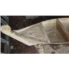 Image 2 : Ornamental Wood Canoe Storage - Whitewash Finish