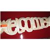 Image 3 : Carved Hardwood Fish Skeleton "Welcome" Accent - Lt. Wood, 40" L, 9" W (flat back)