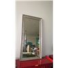 Image 1 : Contemporary Vertical Mirror w/Gilt Accented Frame