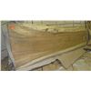 Image 1 : Thick Hardwood Slab (approx. 99" X 38", 3" thick) - Unvarnished Surface - Ready for Use