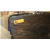 Image 2 : Thick Hardwood Slab (approx. 105" X 37", 4" thick) - Dark Varnished Surface - Ready for Use