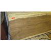 Image 2 : Thick Rich-Grained Hardwood Slab (approx. 160" X 33", 4" thick) - Unvarnished Surface, Ready for Use