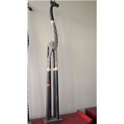 Tall Wooden Carved Giraffe - Approx. 79" Tall (Brown/Natural)