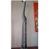 Image 1 : Tall Wooden Carved Giraffe - Approx. 79" Tall (White/Black)