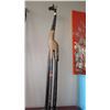 Image 1 : Tall Wooden Carved Giraffe w/Embellished Texture - Approx. 79" Tall