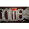 Image 2 : Carved Hardwood Fish Skeleton "Welcome" Accent - Lt. Wood, 44"L, 10"W (flat back)