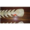 Image 4 : Qty 2 Carved Hardwood Fish Skeleton - Light Wash (flat back) 40" L
