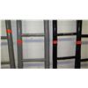 Image 2 : Qty 4 Lacquer Decorative Bamboo Ladders (2 black, 2 gray) - 91" Tall, 13" Wide