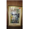 Image 1 : Framed Moulin Rouge Poster - In Ornamental Gilt/Black Frame 27" X 29"