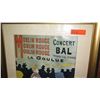 Image 2 : Framed Moulin Rouge Poster - In Ornamental Gilt/Black Frame 27" X 29"
