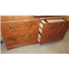 Image 1 : Used Qty 2 Lateral Wooden File Cabinets 30.5"X22.5"X29"H - Not part of retail inventory