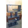 Image 1 : Black Geometric Bookcase Approx. 35"W X 13"D X64"H Not part of retail inventory