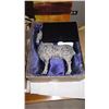 Image 1 : Tibetan Horse Figure on Black Platform Base - Approx. 15" Tall (still in box)