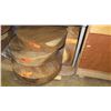Image 1 : Qty 4 Solid, Thick Hardwood Rounds (Unfinished) 18" to 20" dia - for stools or side tables