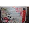 Image 1 : Abstract Oil On Canvas: White, Red, Pink Floral 59"X39" Unmounted