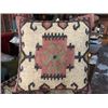 Image 2 : 4 Textured Kilim Jute Pillows (standard size) w/Red Border (removable/washable covers)