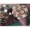 Image 1 : 2 Oversize Textured Purple Jute Pillows (approx. 30"X30") - just added 2/1/17 12:19pm