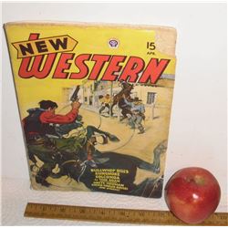 Very old Western book Printed in USA "New Western" 1947 - livre tres vieux de Cowboy