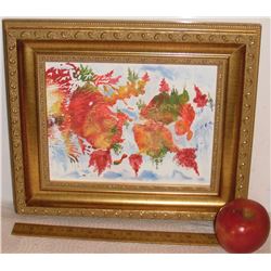 Original painting "LangdonArt Regions of the Cross - de la Croix" -peinture originale par LangdonArt