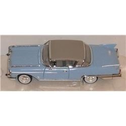 DOORS & HOOD open mint HEAVY toy Cadillac light blue Eldorado 1958 - bleu leger auto jouet neuf