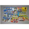 Image 1 : Selection of die cast cars and trucks, mostly in original packaging including Hot Wheels and Phat Bo