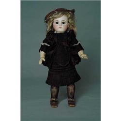 17" FRENCH BISQUE BEBE MARKED "J · 1" CHILD.  