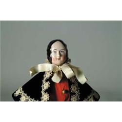 16" GERMAN KPM CHINA LADY WITH MOLDED BUN