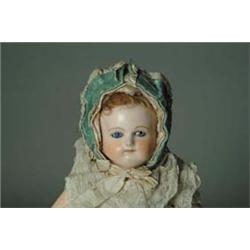 17" RARE SCHMITT BEBE WITH WAX HEAD